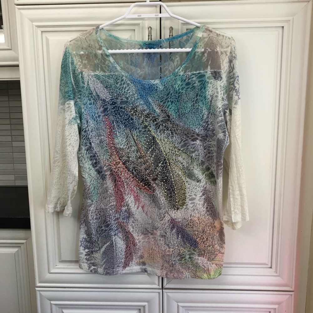 Cactus multi-colour women’s top